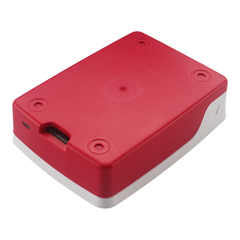 Официальный Raspberry Pi 4 ABS чехол красный и белый пластиковый корпус Корпуса для Raspberry Pi 4 Модель B