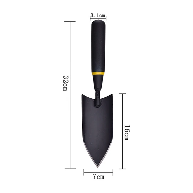 Rozsdamentes Acél Kerti Lapát Virág Ültetési Lapáttest Fa Fogantyú Kertészeti Kézi Szerszámok Zöldségek Kültéri Mangán - Image 6