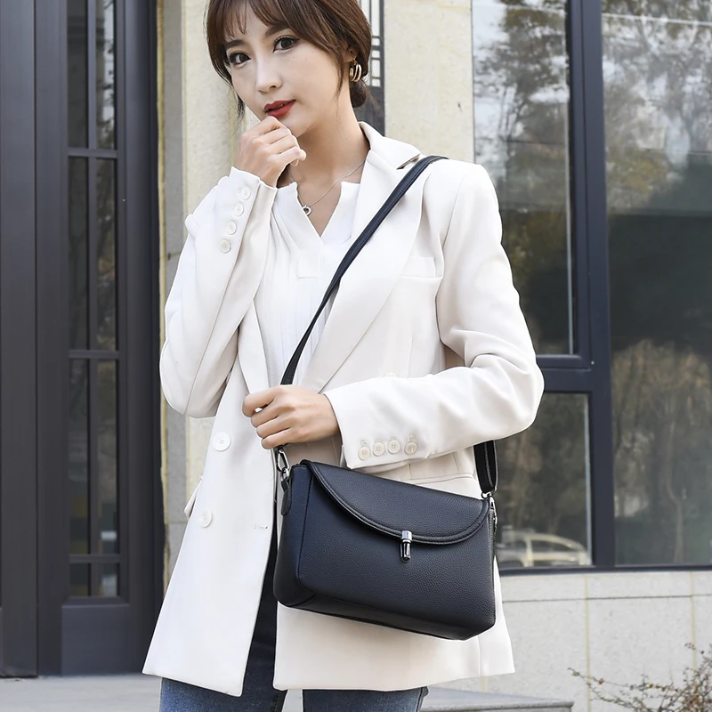Leather Crossbody Bag Image 5