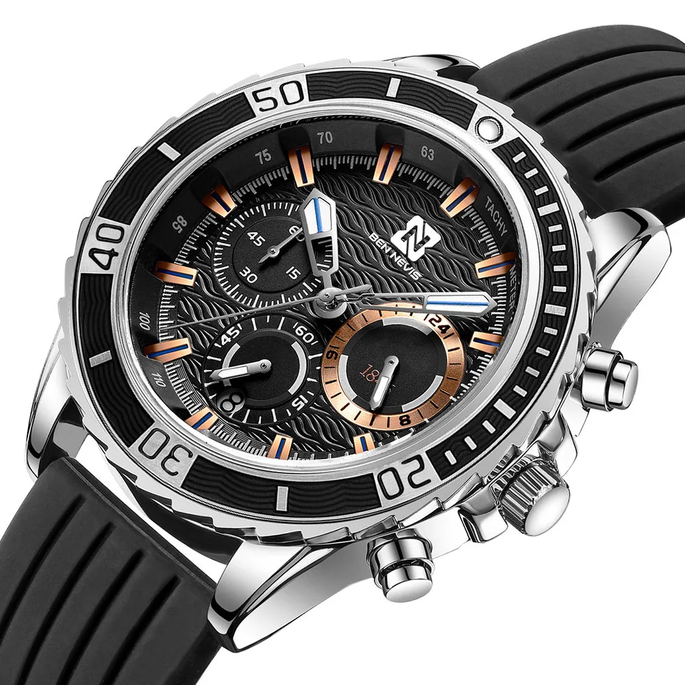 

Relogio Masculino 2020 Fashion Casual Mens Sports Watches Top Brand Luxury Waterproof Chronograph Analog Quartz Watch Black Time