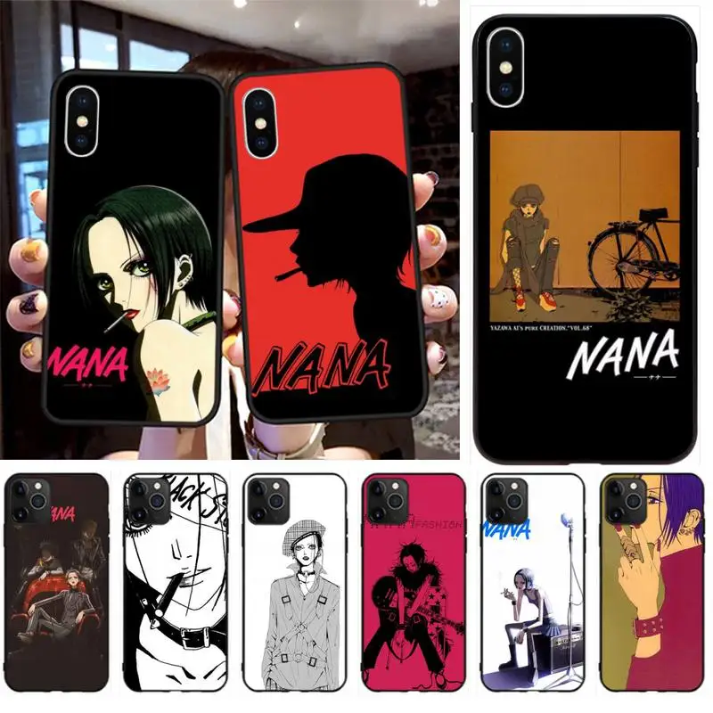 Силиконовый черный чехол для телефона с рисунком аниме Бана iPhone 11 pro XS MAX 8 7 6 6S Plus X