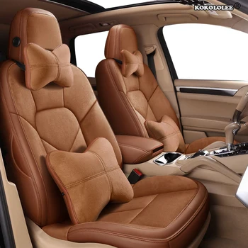 

kokololee Custom Leather car seat covers For Hyundai Veloster LAFESTA Coupe Azera Grand SantaFe Veracruz Equus Rohens car seats