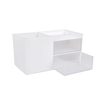 

Drawer Type Cosmetic Storage Box Desktop Plastic Storage Box Home Office LB88