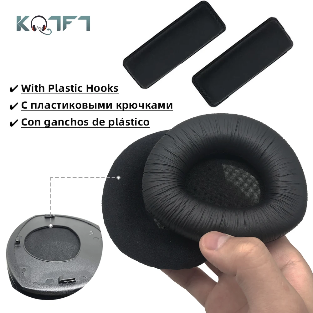 Бархатные сменные амбушюры KQTFT для наушников Sennheiser RS110 RS160 RS170 RS180 HDR160 HDR170