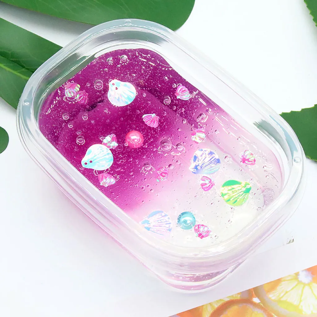 DIY градиент Цвет вспенивания глины с оболочкой аксессуары Slime Детский пластилин игрушка смешивания Цвет Фул грязь DIY фрукты игрушки Bubble подарок T814 - Цвет: HGF90724004PP