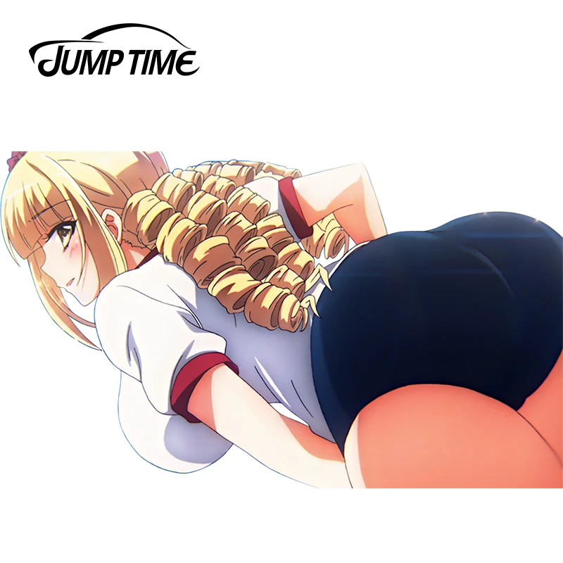 JumpTime 13 см x 7 8 автомобильные наклейки NouCome аниме виниловая пленка сексуальная