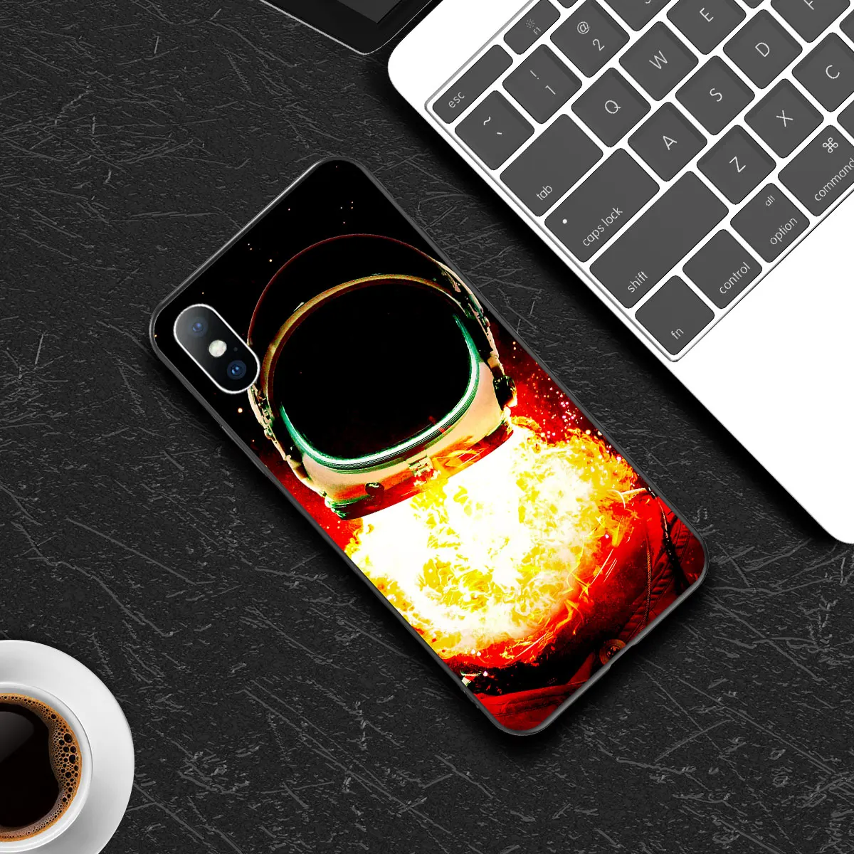 AC8094 Чехол для телефона USLION Space Moon Star для iPhone 11 X XR Xs Max 11 Pro, мягкий чехол из ТПУ с изображением звезды для iPhone 6 6s 7 8 Plus SE - Цвет: AC8094