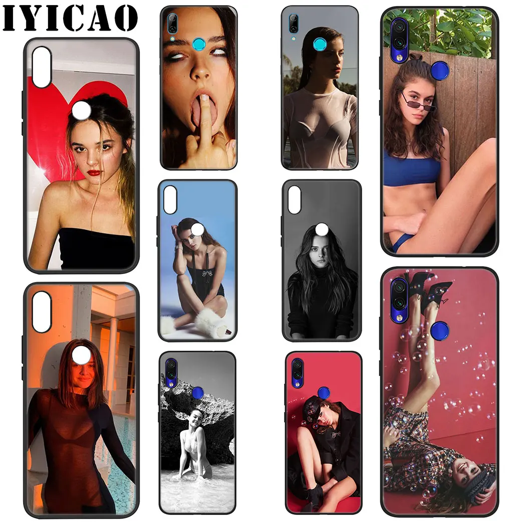 Мягкий силиконовый чехол IYICAO Singer Charlotte Lawrence для Xiaomi Redmi Note 5 6 7 8 Pro 5A Prime 4X |
