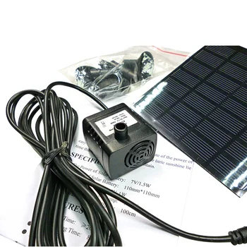 

Solar Water Pump Power Panel Kit Garden Plants Watering Power Fountain Pool Submersible Fountain Pond Garden Water Pump