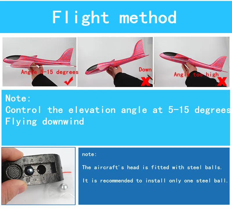 48 см метание пены EPP самолет Летающая модель самолет планерный самолет модель открытый DIY Развивающие игрушки кайт кайтсерф игрушки