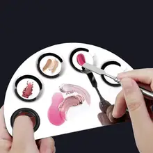 1 шт Палетка для краски из нержавеющей стали для акварельных принадлежностей масляная краска материал художественная Акварельная акриловая палитра для макияжа F5D6