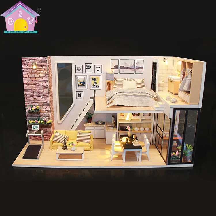 

Hoomeda-diy DIY Hut Model Toy Modern Style Educational Creative Christmas Birthday Gift