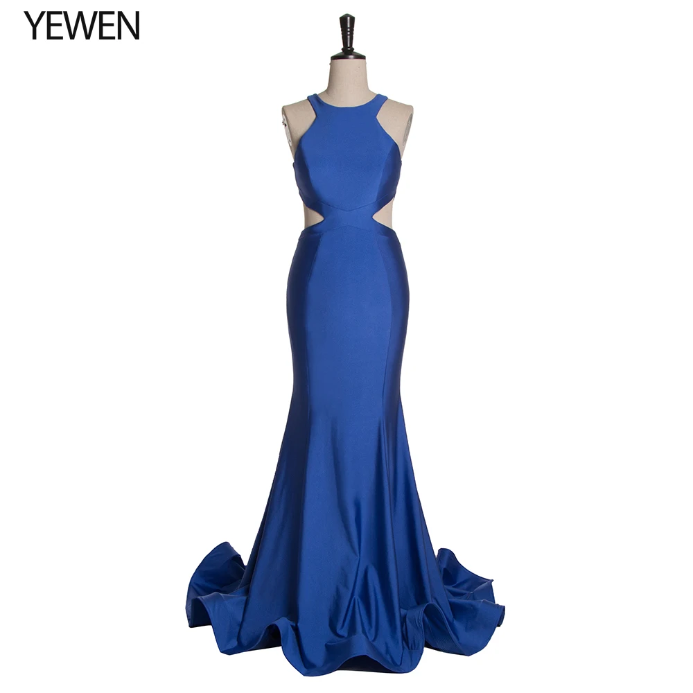 

Prom Dresses 2020 Strech Trumpet Women Sexy Mermaid Long Formal Dress Party Gowns Royal Blue