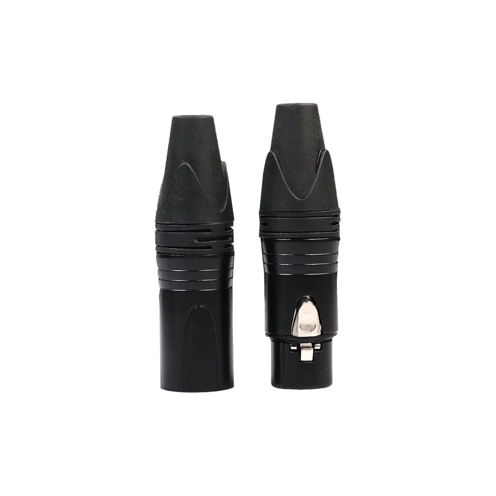

Choseal Qd2003b Xlr Male 3 Pin Audio Microphone Cable Connector Diy Welding Metal Material Male To Female Diy Welding Plug