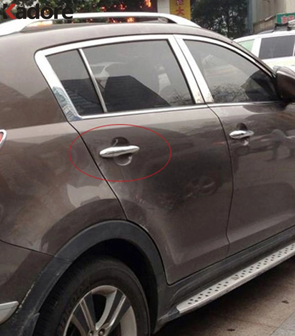 Высококачественная хромированная крышка дверной ручки из АБС пластика для KIA