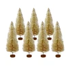 8pcs Mixed Size Mini Christmas Tree Green Sisal Cedar Small Pine Tree For New Year Xmas Party Home Table Ornaments Kids Gifts ► Photo 2/6