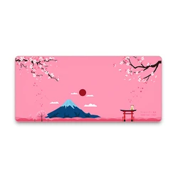 Para sakura fujisan mouse pad tapete de borracha antiderrapante plana macio grande tapete de ratos para teclado de escritório computador portátil tablet computador jogos