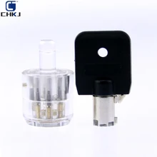 CHKJ 7-контактный сливы цилиндр замка прозрачный трубчатых замков Видимый Палочки, вид в разрезе вида замок обучение навыкам для слесаря