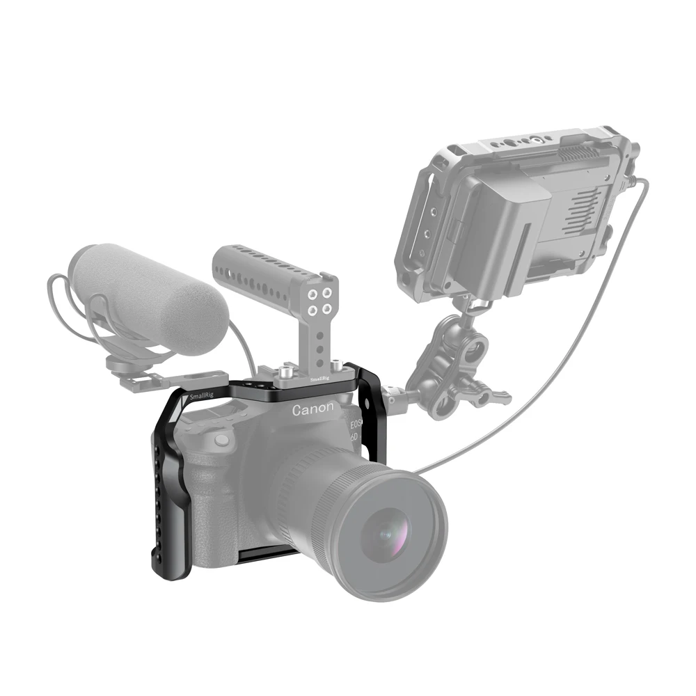 Клетка SmallRig 6D для камеры Canon EOS клетка со встроенной пластиной Arca и отверстиями