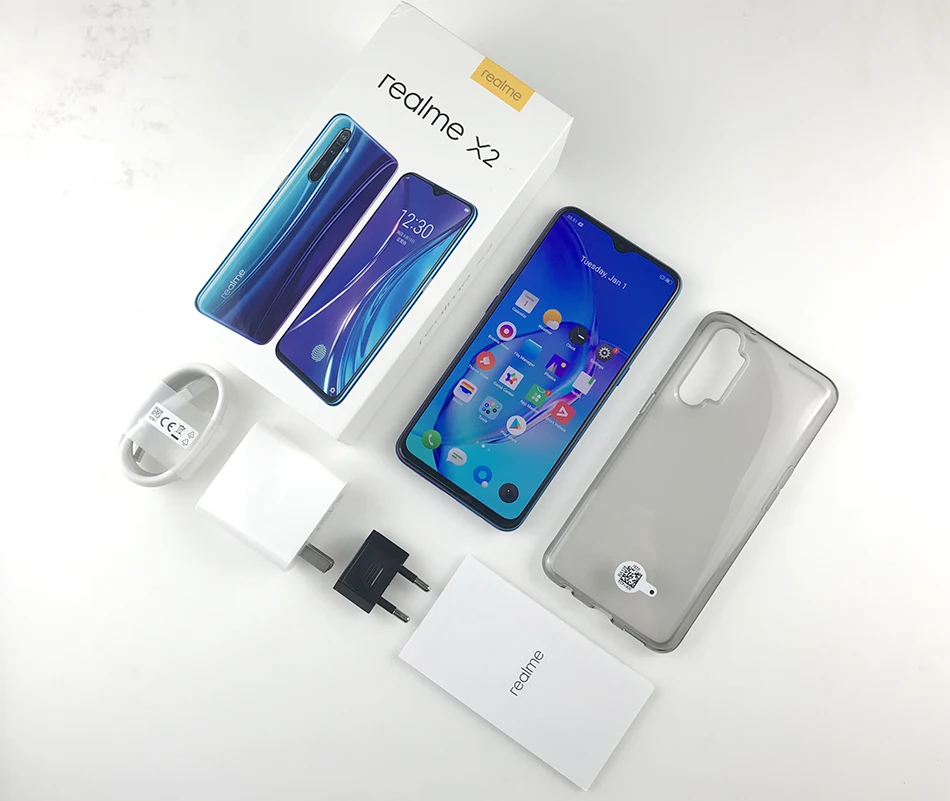 Realme X2 глобальная версия CN X 2 Мобильный телефон Snapdragon 730G 64MP Quad камера 6,4 ''телефон nfc VOOC 30W FastCharger