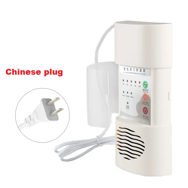 Sterhen Ozonzier o3 очиститель воздуха Озон очиститель формальдегида удаление озона генератор дезодорант для кухни и ванной комнаты - Color: China plug
