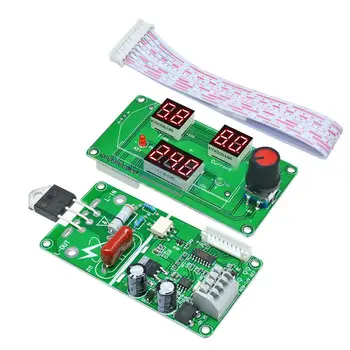

40A 100A Spot Welder Control Module LED Digital Single Pulse Encoder Spot Welding Time Transformer Controller