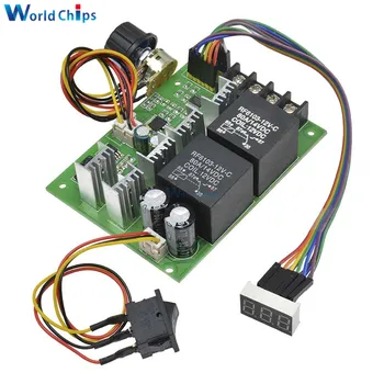 

DC10-50V 40A PWM Motor Speed Controller LED Digital Display with Reversible 0-100% adjustable Switch Drive Module Regulator