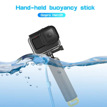 

New Waterproof Action Cameras Floating Hand Grip Adjustable Wrist Strap Floaty Handle Pole Mount for DJI Osmo Action GoPro Hero9