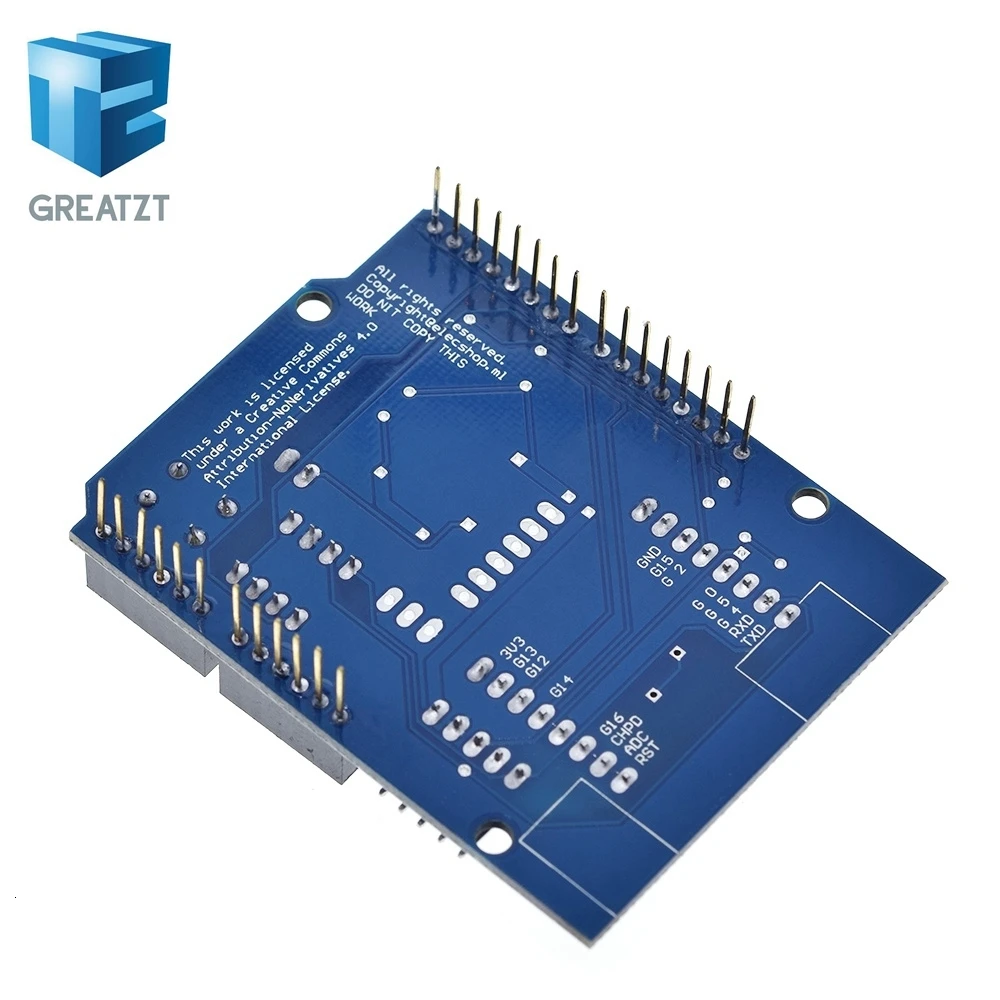 GREATZT ESP8266 ESP-12E UART wifi беспроводной Щит макетная плата для Arduino UNO R3 схемы модули плат один