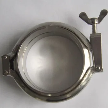 

One Set 51mm Sanitary Tri Clamp Weld Ferrule + Stamping Tri Clamp + Silicon Gasket 304 stainless steel