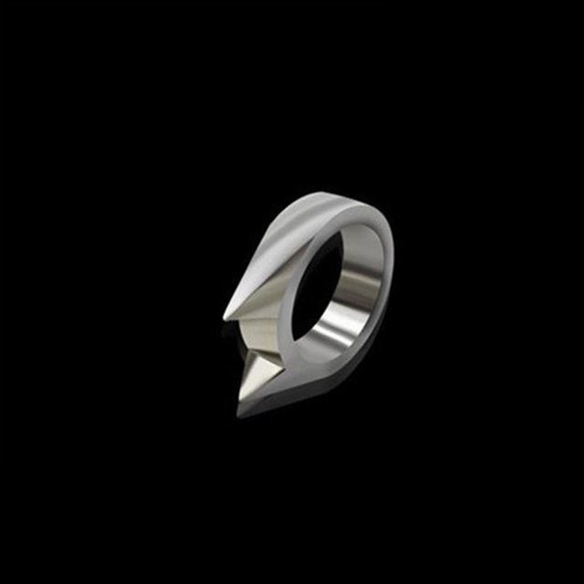 Defense Tool Finger Ring Brass Knuckles Tactical Survival Multi-Functional The Latest Cat Self-defense Ring Pulling Woman
