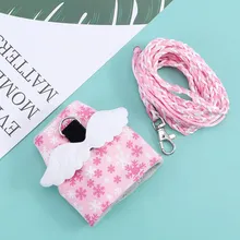 

1Pc Small Pet Clothes Cartoon Vest Lead Clothes Adjustable Traction Rope Collar for Squirrel Hamster Rabbit Rat Pet Accessories