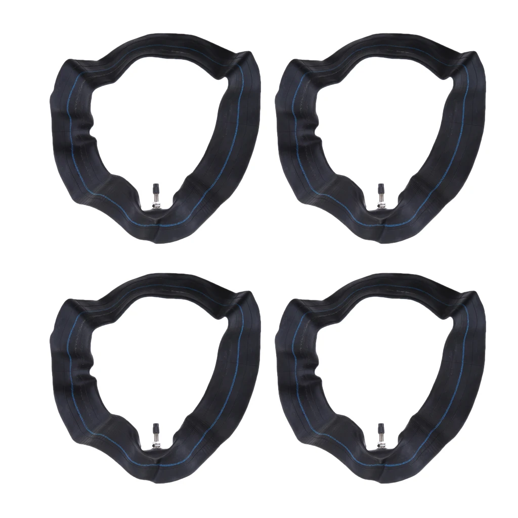 4 Pieces 2.50-10 Heavy Duty Rubber Tire Inner Tubes with Straight Valve Stem for Yamaha PW50 PW 50 ATV Motocross