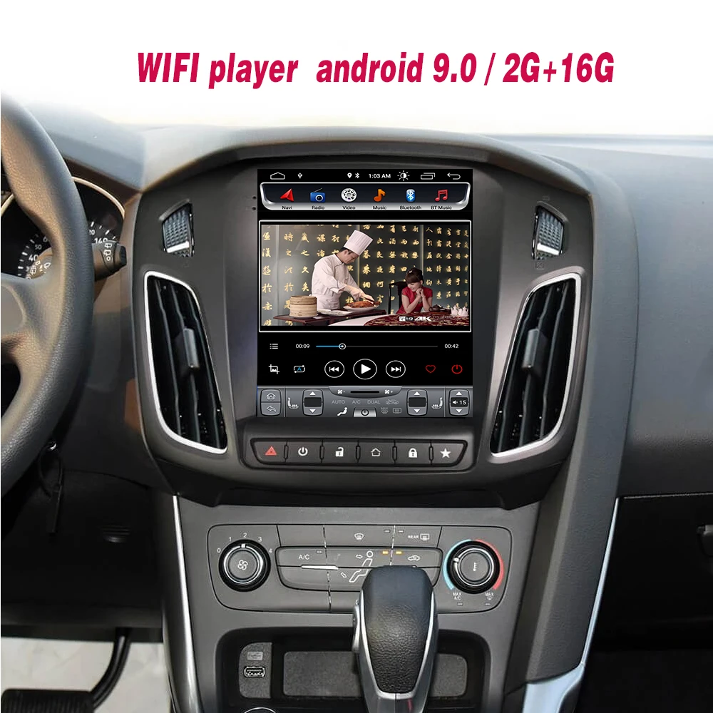 Top android 9.0 2G RAM car gps multimedia stereo radio player for focus salon Cruze  insignia navigation system 4