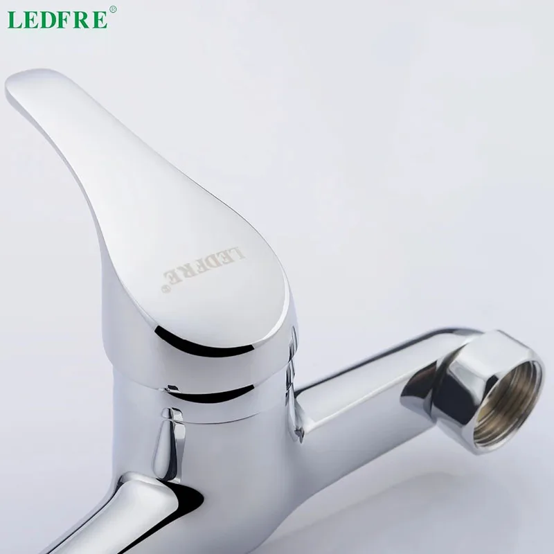 Смеситель для ванной LEDFRE LF56A130 одноуровневый кран холодной и горячей воды одна