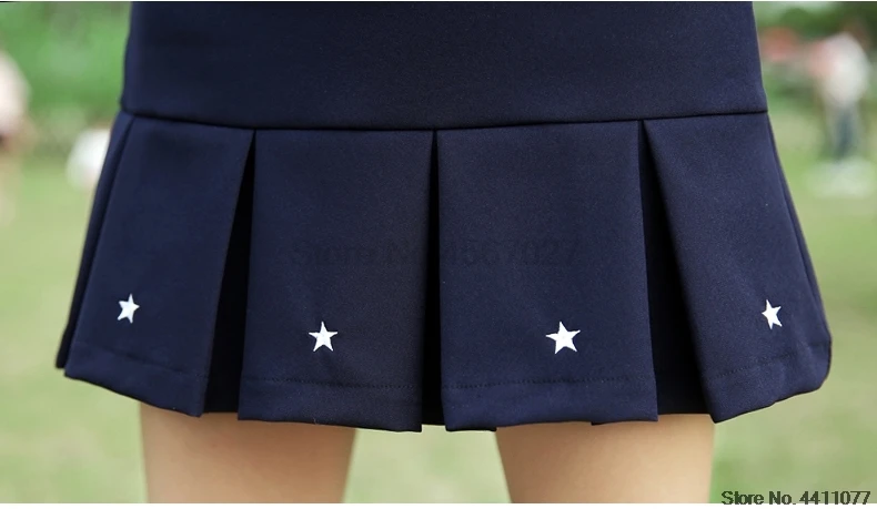 PGM/Комплект летних юбок для гольфа для девочек; рубашка с короткими рукавами; плиссированная юбка для девочек; спортивная одежда для фитнеса; высокое качество; D0786