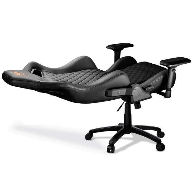 Gaming Chair Cougar Armor One Royal Black Computer, Up To 120 Kg, Pu  Leather/steel, 3d, 180° Folding Back, Ergonomic, Comfortable Work On  Computer, Healthy Back, Correct Posture, Massage Chair, Office Chair 