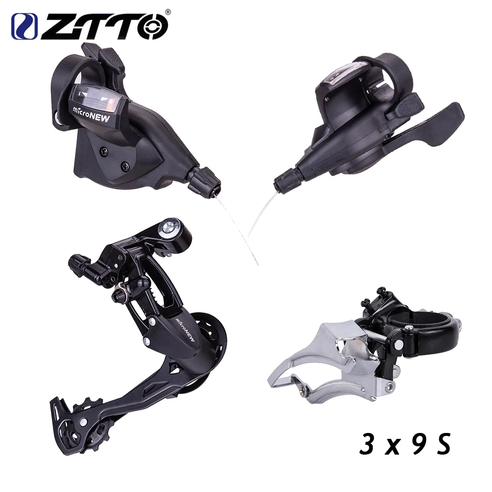 Велосипедный переключатель передач ZTTO MTB 3X9 27 скоростей передний задний