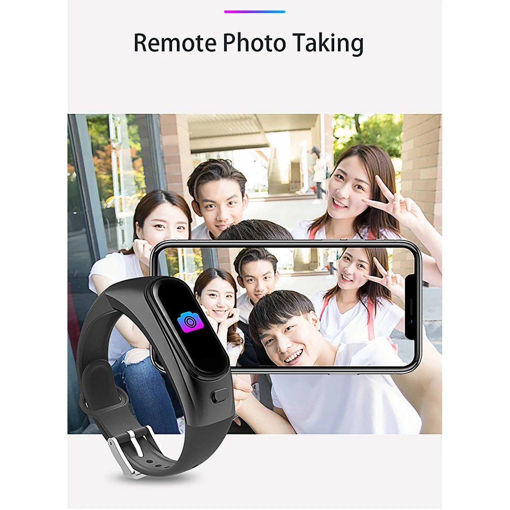 H109 два в одном Bluetooth Смарт-браслет часы кровяное давление монитор сердечного ритма взрослые дети Bluetooth гарнитура для ios Android