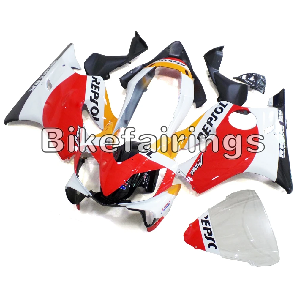 Мотоцикл Полный комплект обтекателя Для Honda CBR600F4i F4i 2004 2005 2006 2007 ABS пластиковый комплект для литья под давлением-Repsol красный белый черный