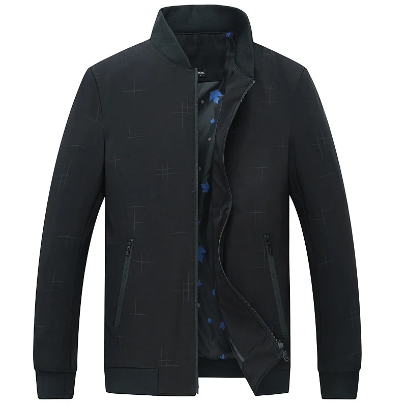 

Куртка мужская в стиле Харадзюку, личная облегающая деловая Повседневная универсальная уличная одежда на молнии, в Корейском стиле, осень и зима