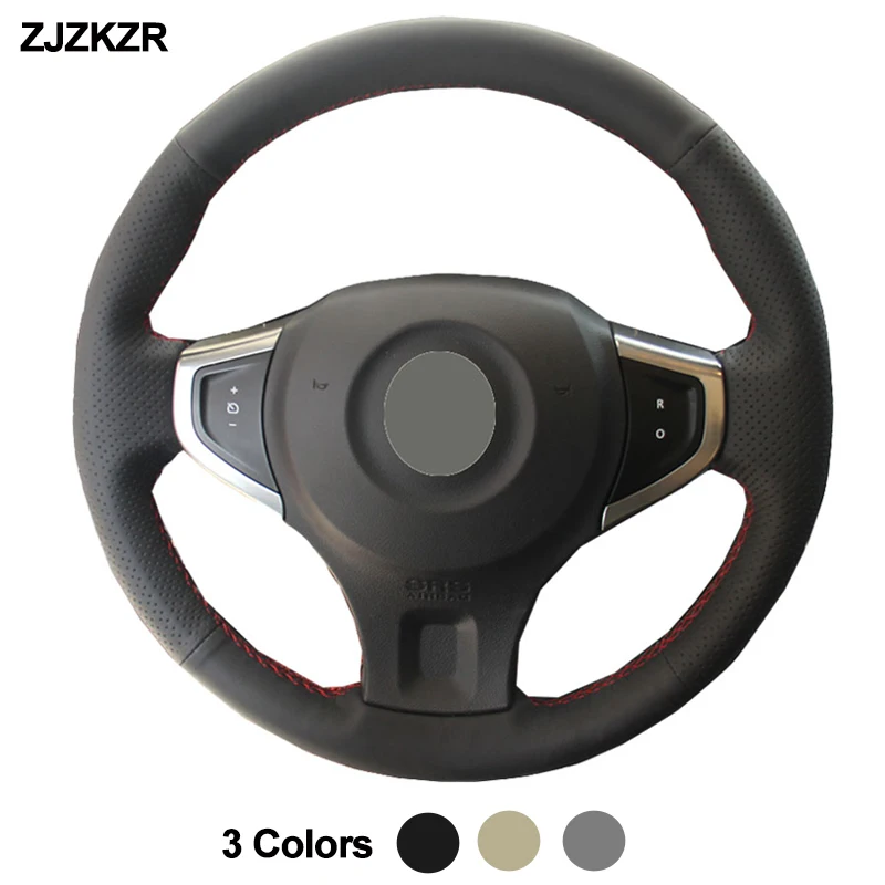 Автомобильная крышка рулевого колеса для Renault Koleos 2008- Renault samsung QM5 2007- Funda Volante 2009 2010 2011 2012 2013