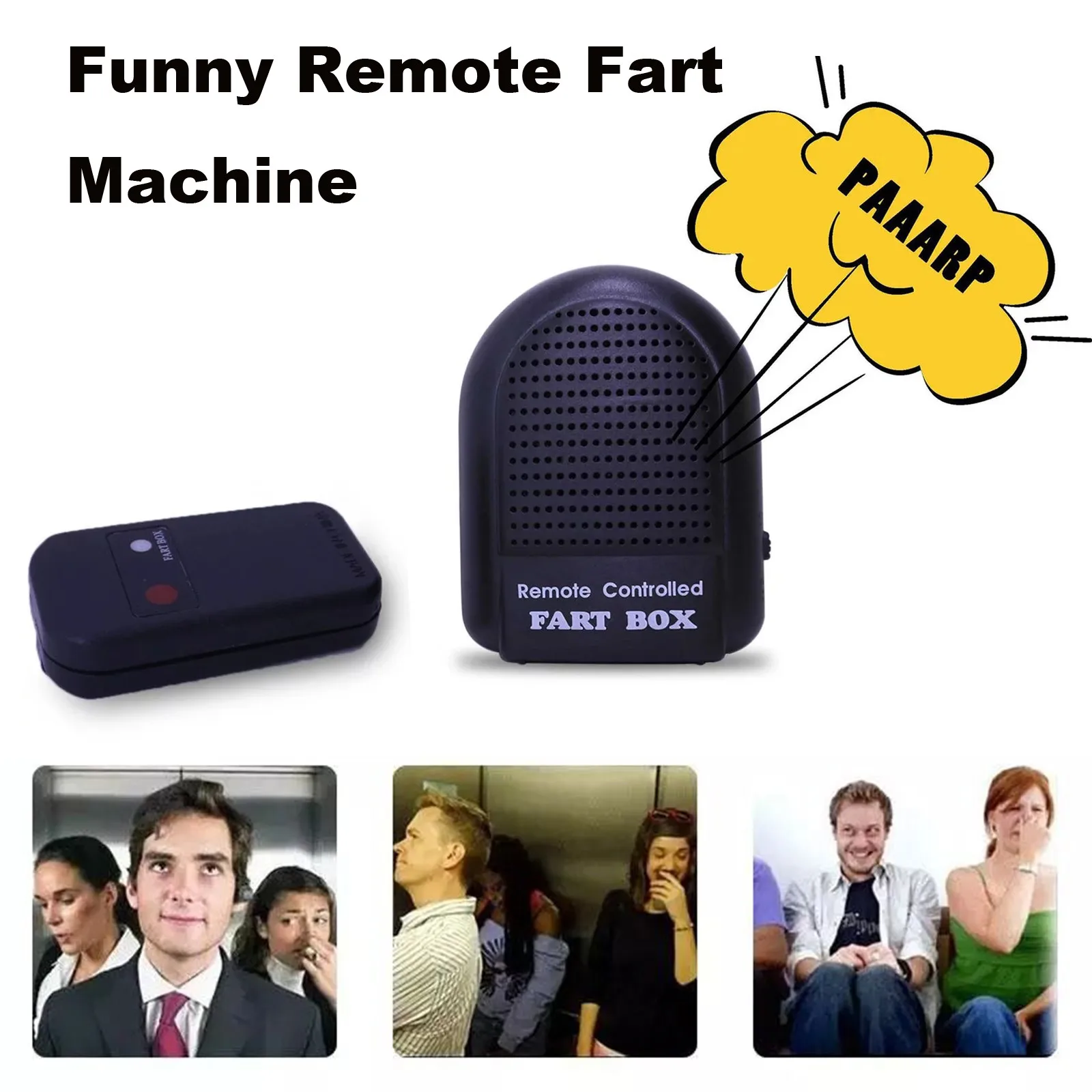 Funny Tricky Toys Remote Control Fart Box Electronic Simulated