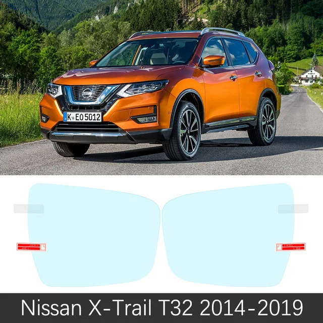 T32 2014-2019 Для Nissan X-Trail T31 T32 2008~ полное покрытие противотуманная пленка аксессуары для зеркал X Trail XTrail Rogue - Название цвета: T32 2014-2019