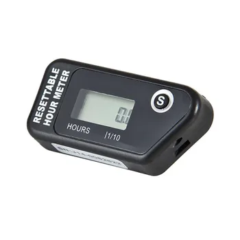 

Waterproof LCD Digital Resettable Required Inductive Waterproof Hour Meter for Fuel Engine Marine Speedometer Motorcycle Digital