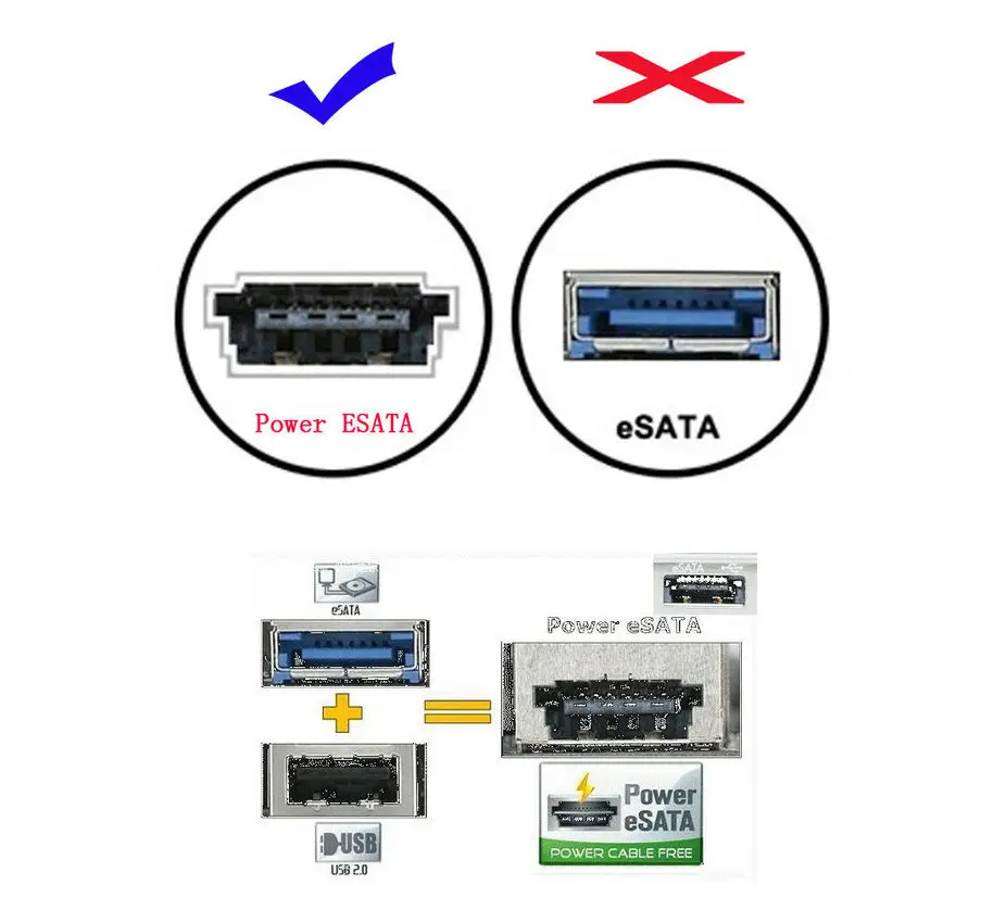 Комбинированный адаптер eSATAp power более eSATA USB 2 0 для и usb разветвитель| |