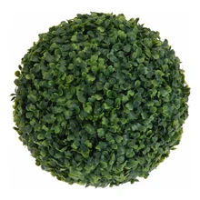 2 шт./компл. искусственная Миланская Трава шар висит самшита фигурной стрижки кустов самшита шарики Зеленый Сад висячие украшения для дома 20/25/30 см