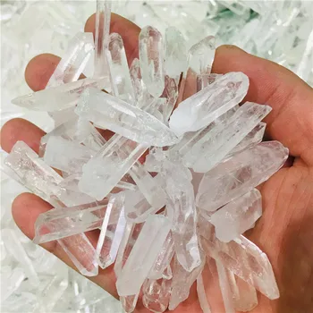 100g nowy wyczyść uzdrawiający kryształ kamień kwarcowy pojedyncze naturalne jasne kolumny dekoracji wskazał kolekcjonerskie DIY Craft losowy rozmiar tanie i dobre opinie Mjzbf CN (pochodzenie) MASKOTKA FENG SHUI CHINA KRYSZTAŁ quartz crystal stones Natural Quartz Crystal