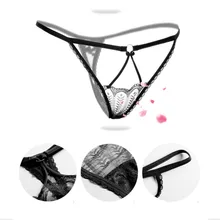 Кружевные трусики-стринги женские, сексуальные, Эротические стринги с низкой талией кружевные бандаж Прозрачное нижнее белье сексуальное бесшовное белье трусы