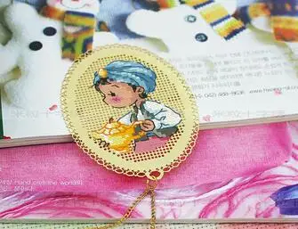 Xx DIY ремесло Стич крестиком Закладка Рождество Пластиковая ткань рукоделие Вышивка ремесла счетный крест-Набор для вышивки - Цвет: Светло-зеленый